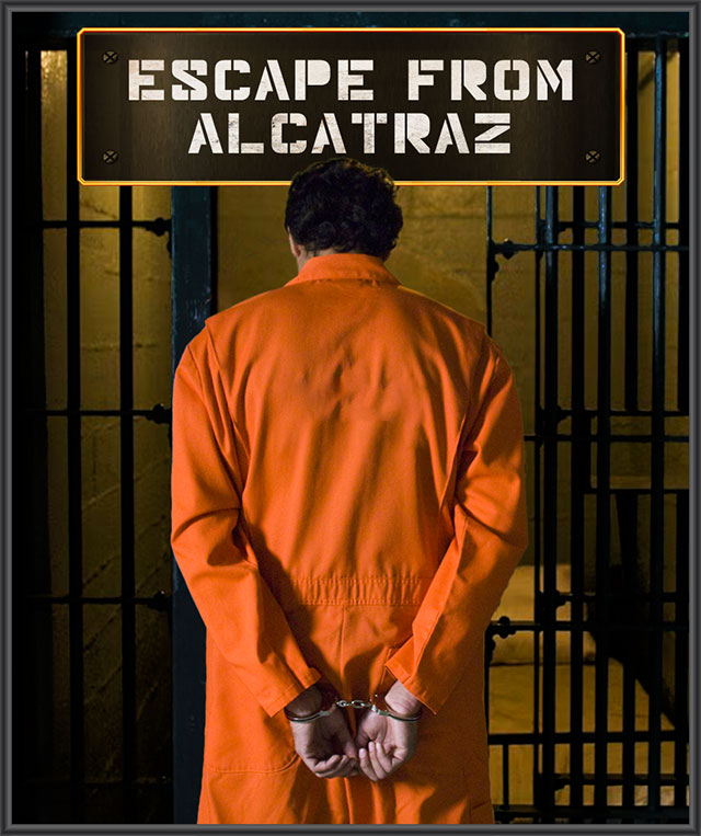all in adventures escape game escape from alcatraz poster