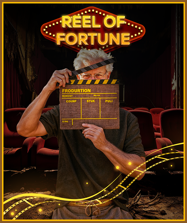 all in adventures escape game reels of fortune poster