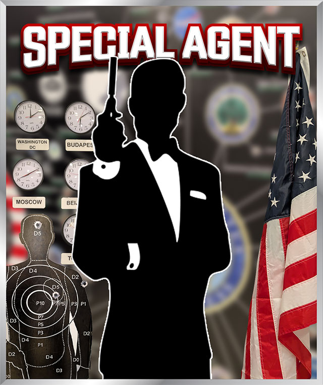 all in adventures escape game special agent poster